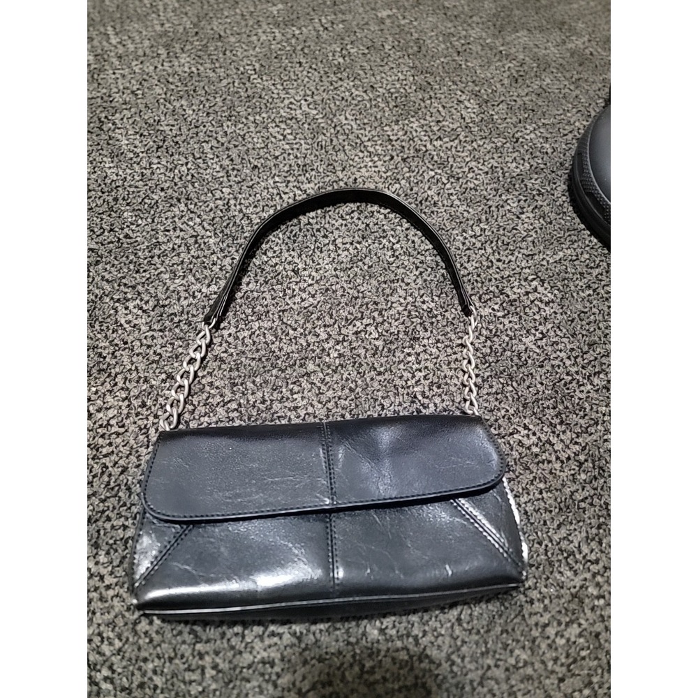 Liz Claiborne handbag with a chain strap, vintage. Liz Claiborne Collection - Picture 2 of 6